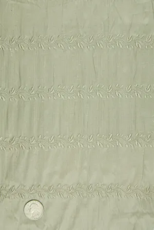 Embroidered Dupioni Silk MED-119/10 Fabric